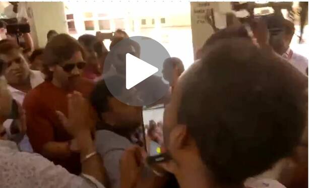 [Watch] MS Dhoni Casts His Vote For Lok Sabha Elections Amidst Fans And Media Personnel
